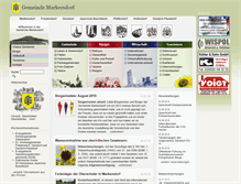 Tablet Screenshot of markersdorf.de